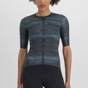 Sportful Glitch Bomber woman jersey - Black