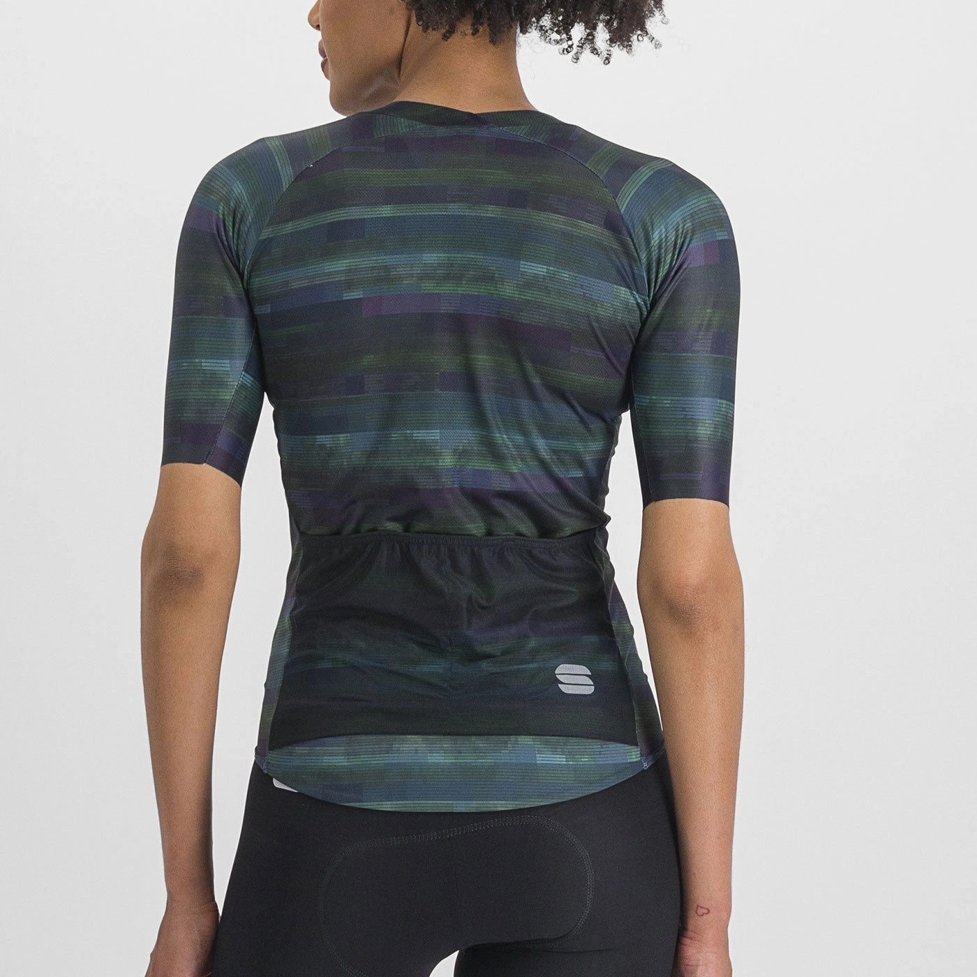 Sportful Glitch Bomber woman jersey - Black