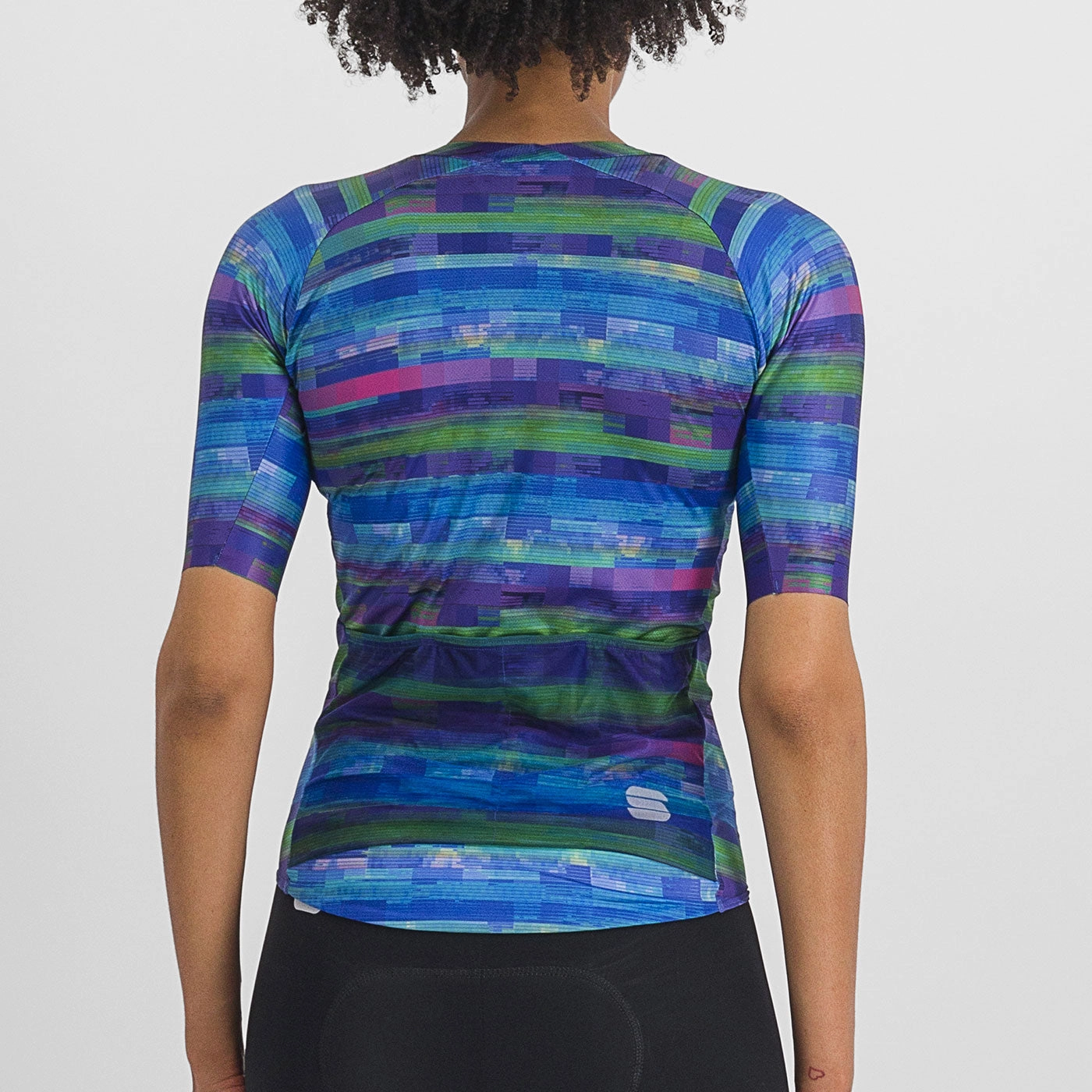 Sportful Glitch Bomber woman jersey - Blue