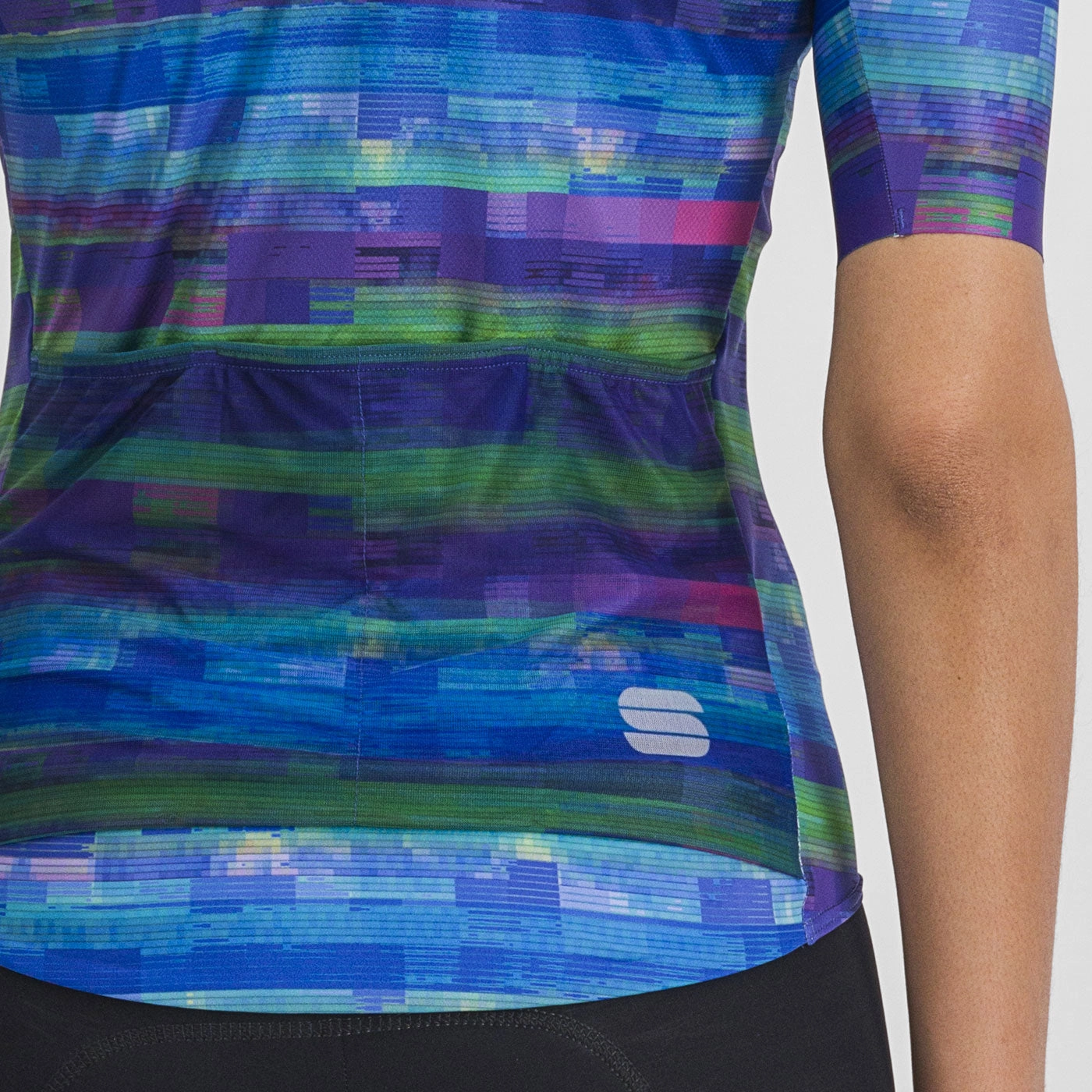 Sportful Glitch Bomber woman jersey - Blue