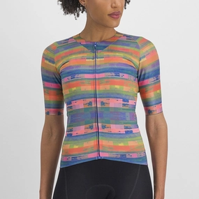 Sportful Glitch Bomber woman jersey - Orange