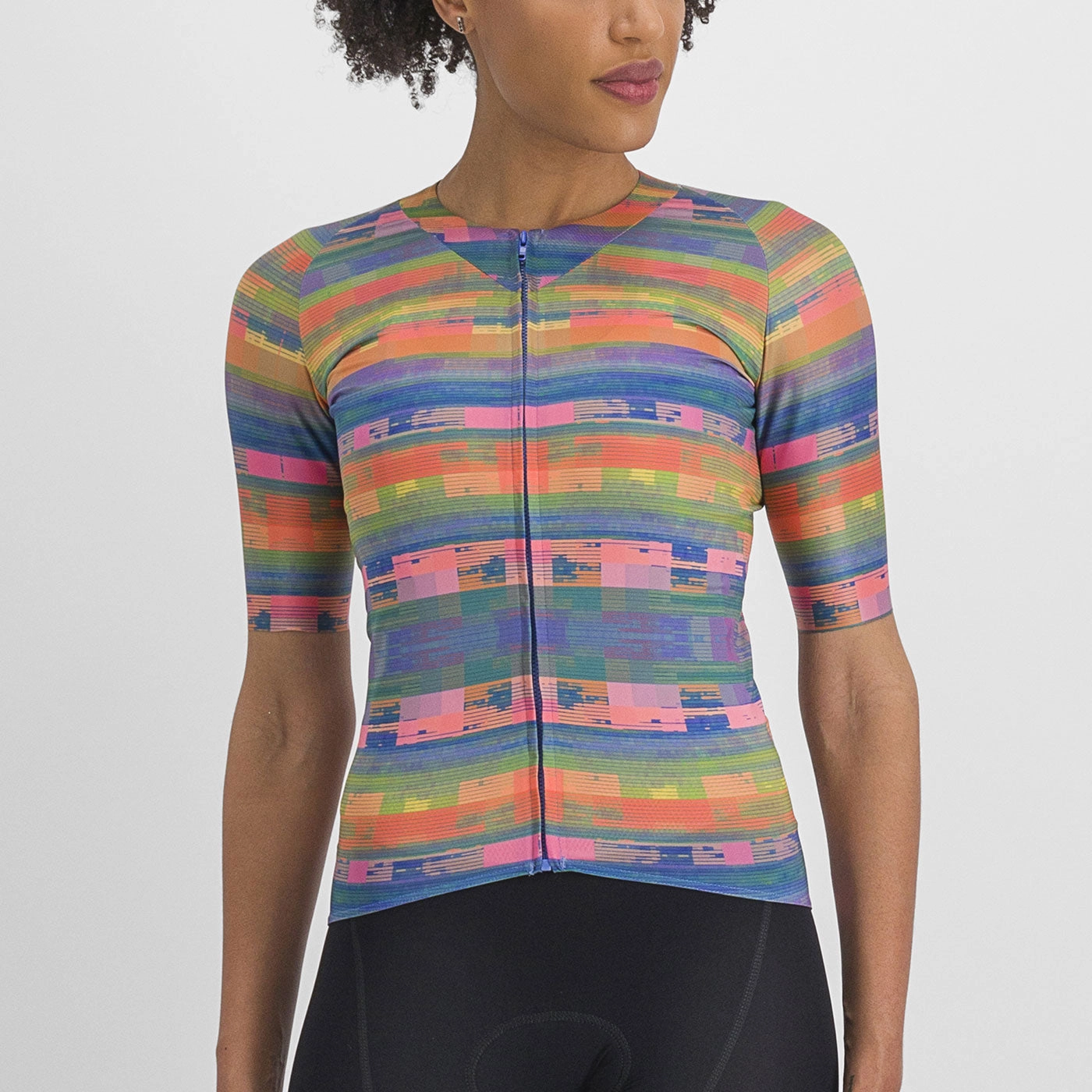 Sportful Glitch Bomber woman jersey - Orange