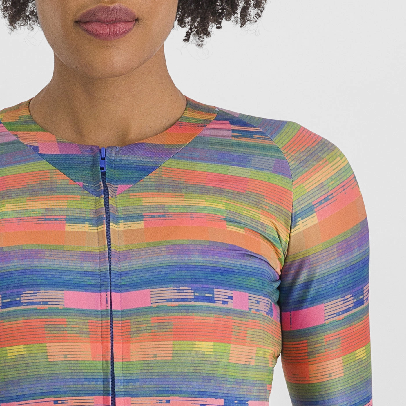 Sportful Glitch Bomber woman jersey - Orange