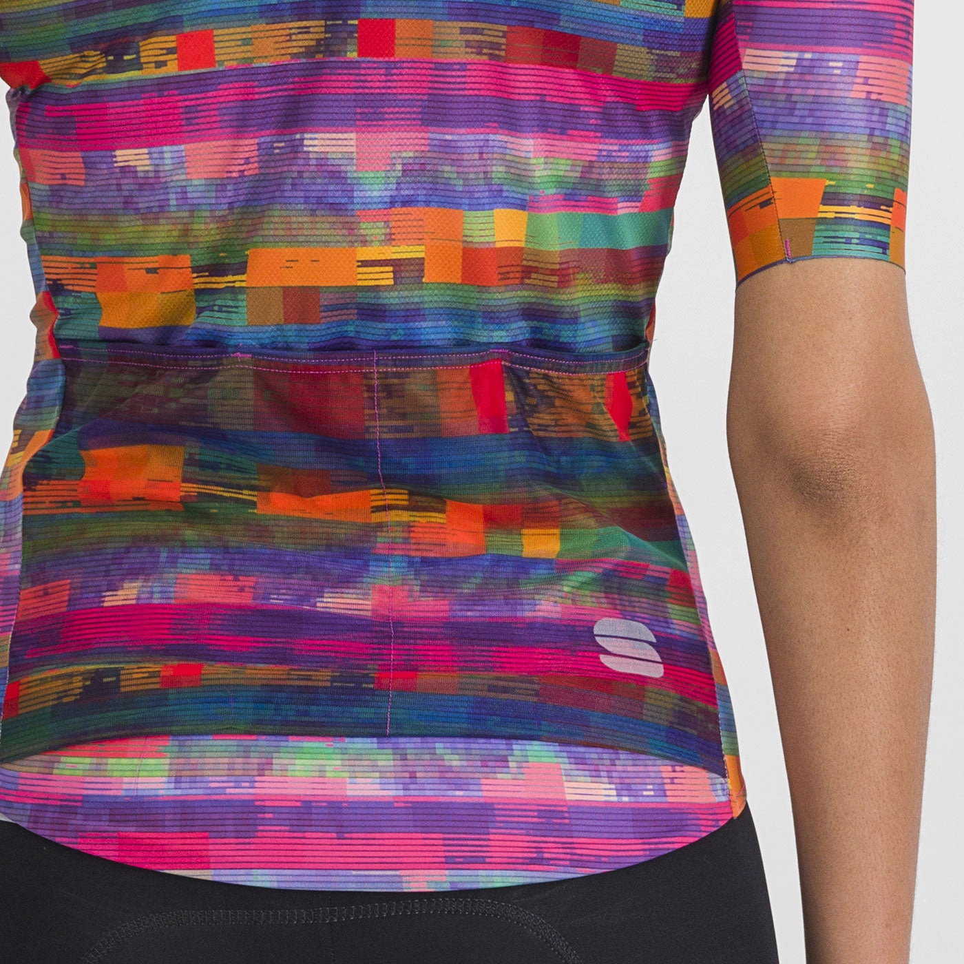 Sportful Glitch Bomber woman jersey - Pink
