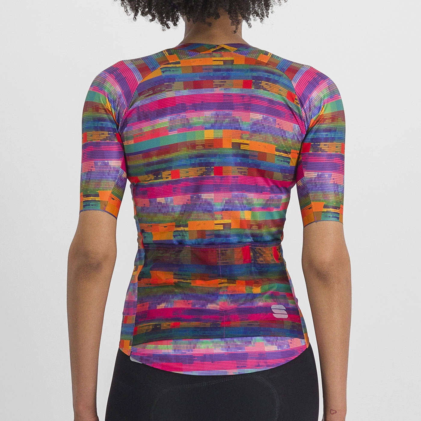 Sportful Glitch Bomber woman jersey - Pink