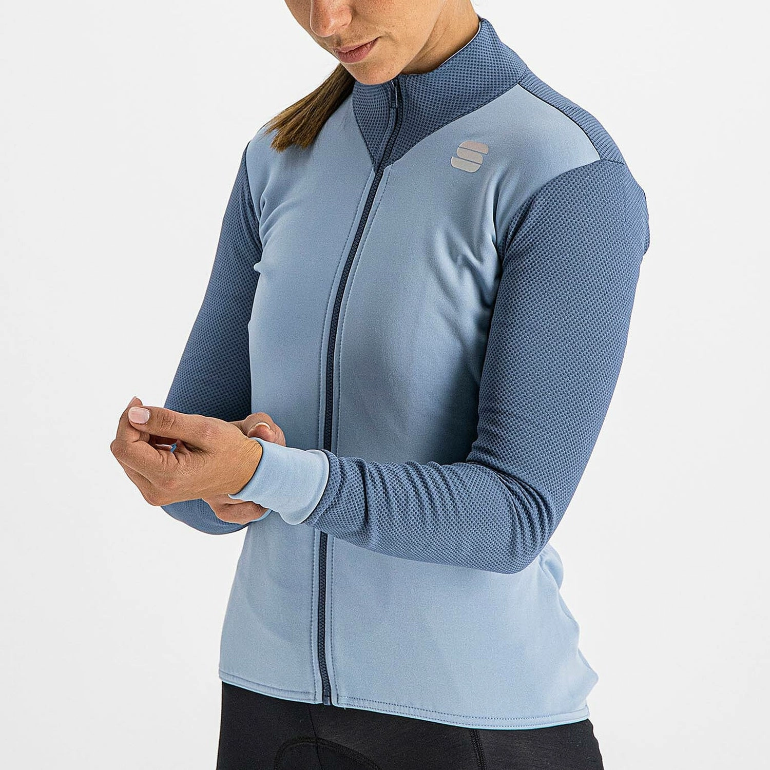 Sportful Kelly women long sleeves jersey - Light blue