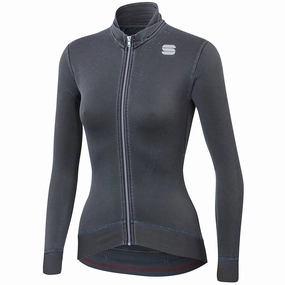 Sportful Monocrome long sleeves women jersey - Anthracite