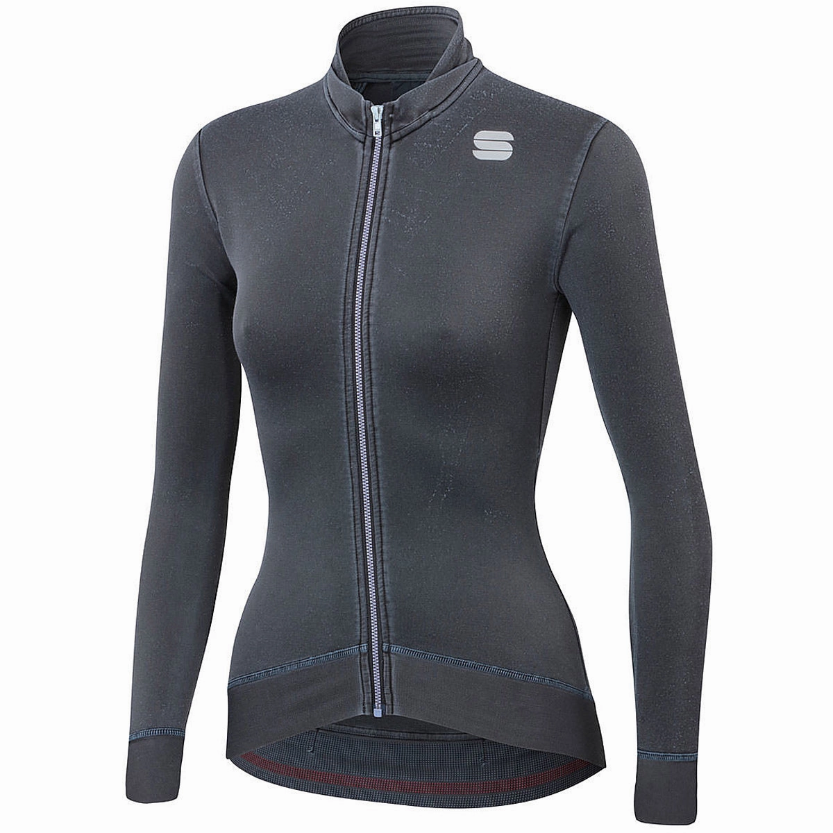 Sportful Monocrome long sleeves women jersey - Anthracite
