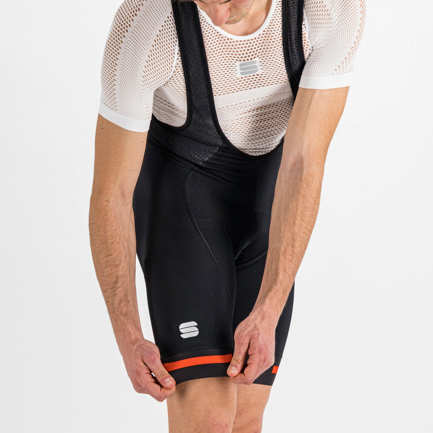 Sportful Neo bib short - Black red