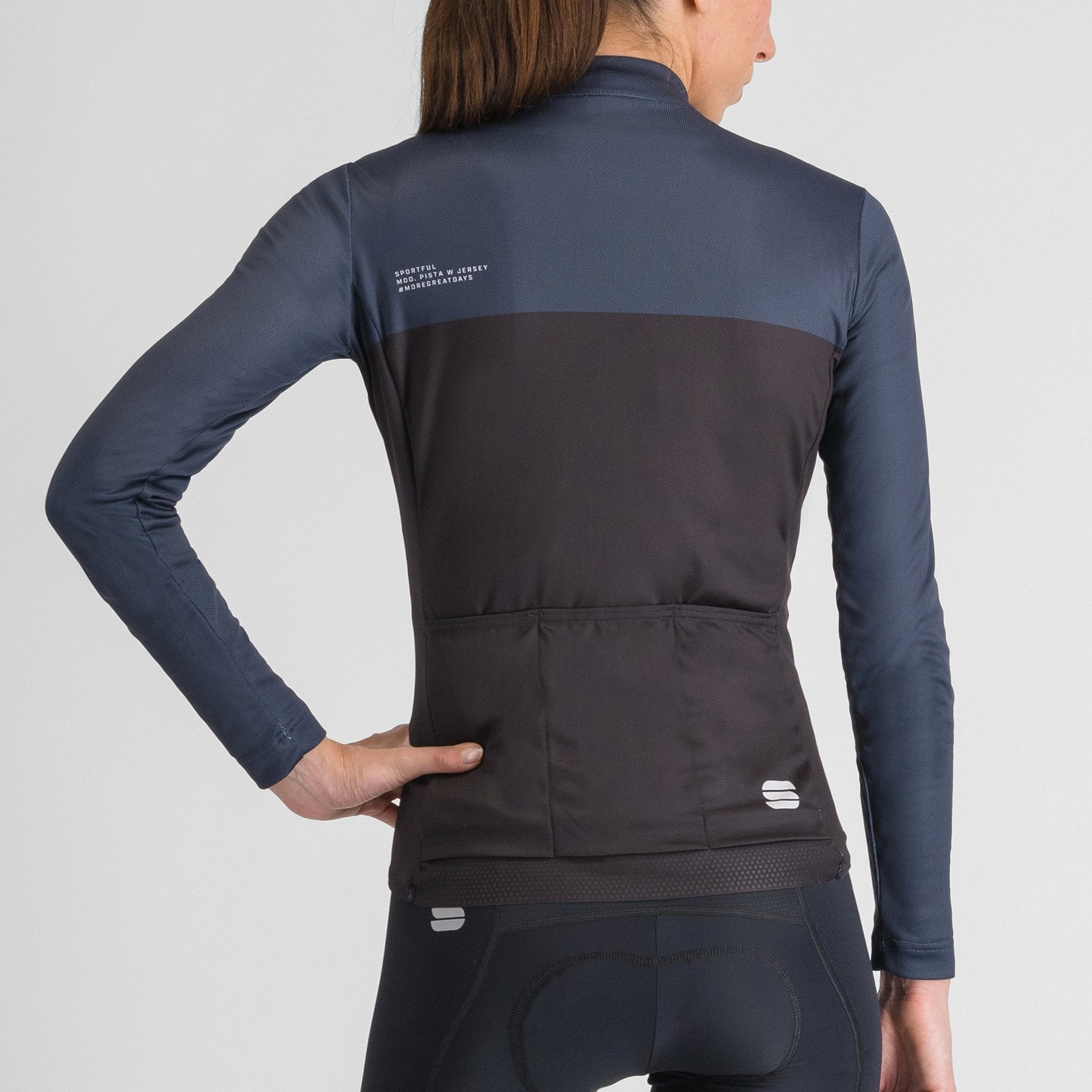 Sportful Pista woman long sleeve jersey - Black