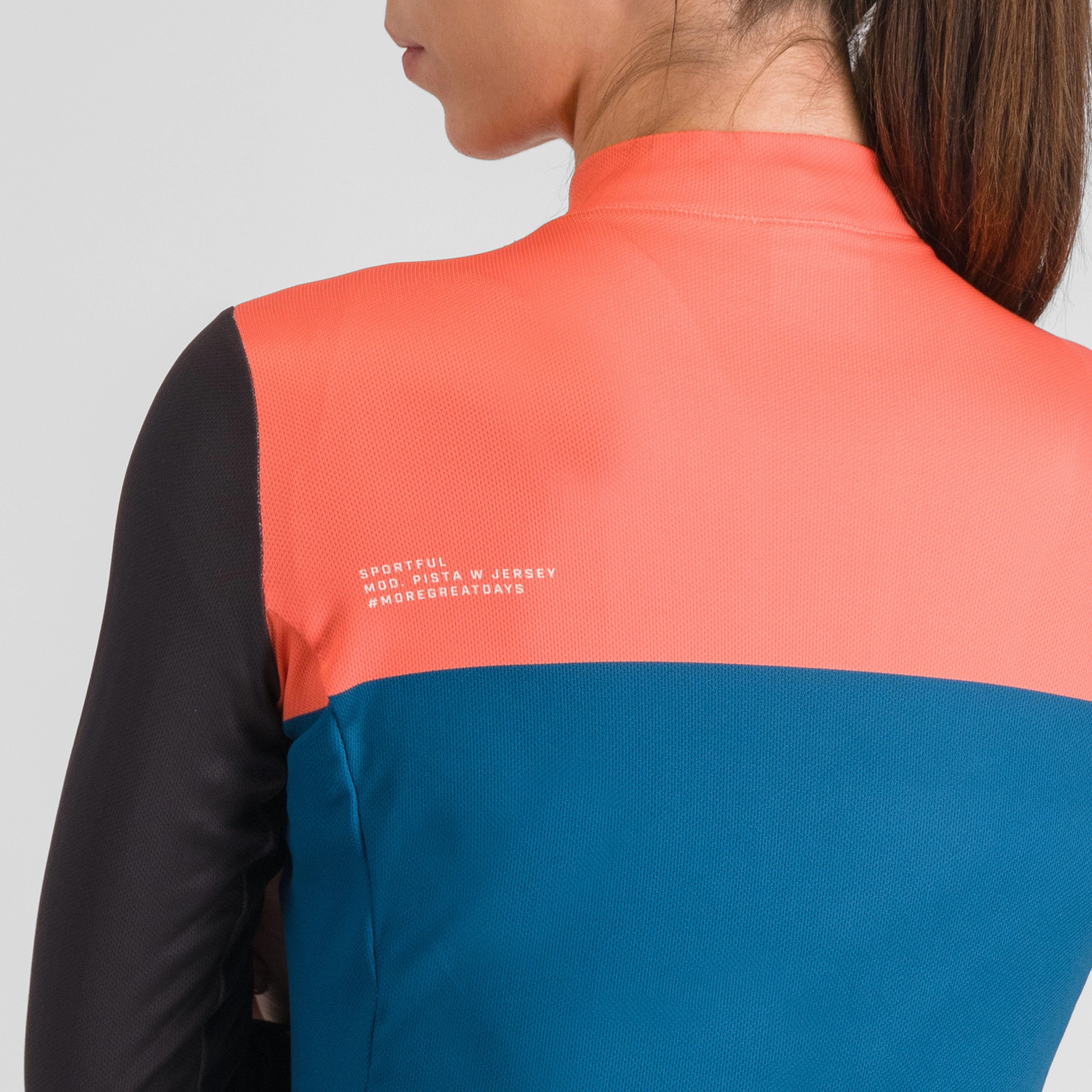 Sportful Pista woman long sleeve jersey - Blue