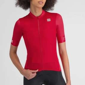 Sportful Srk women jersey - Dark red