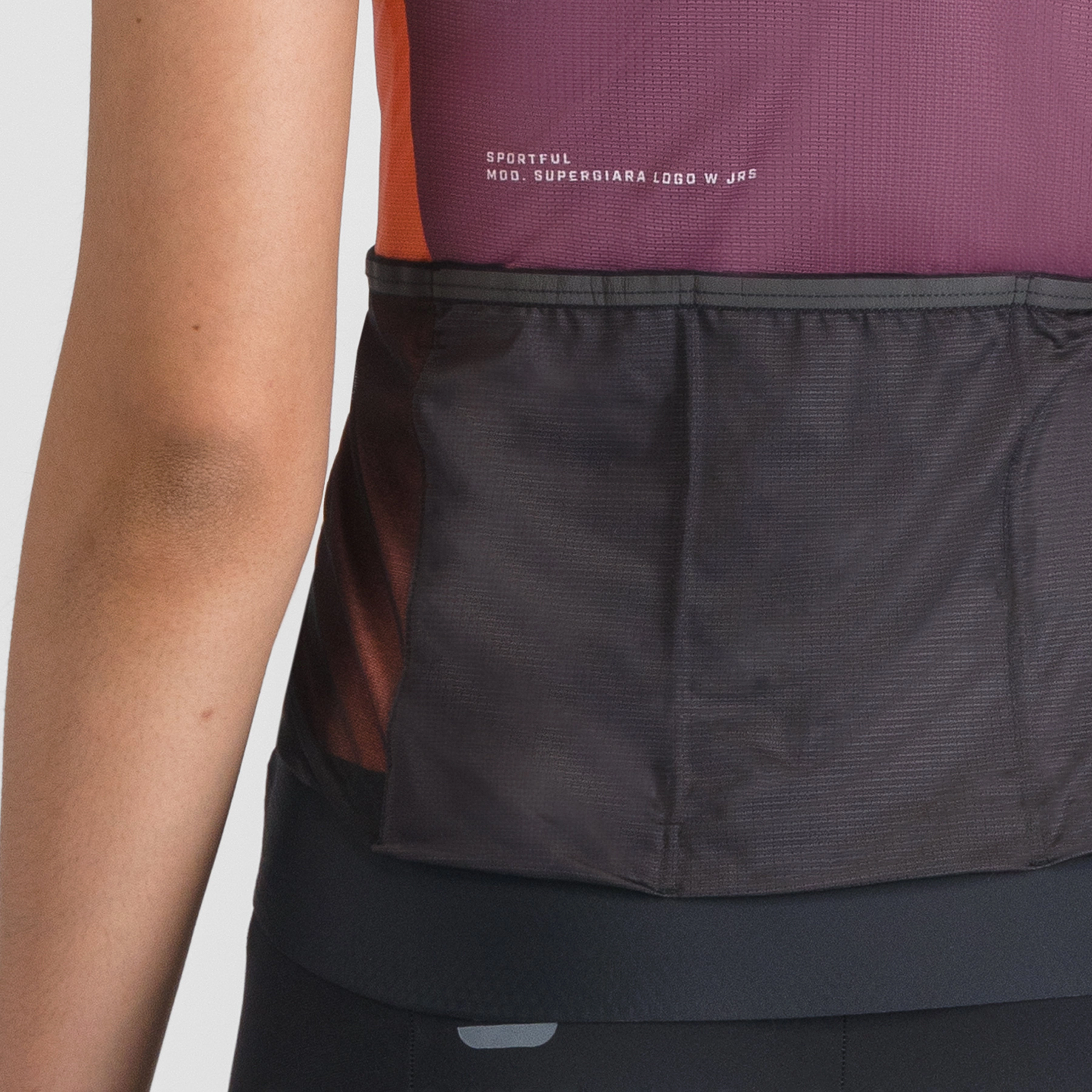 Sportful Supergiara Logo woman jersey - Bordeaux