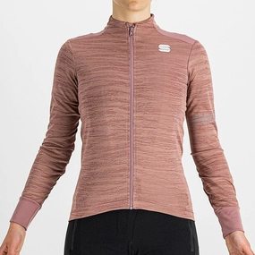 Sportful Supergiara Thermal women long sleeves jersey - Pink