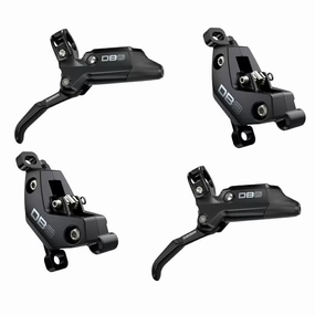 SRAM DB8 4 Piston Disc Brake Set - Diffusion Black