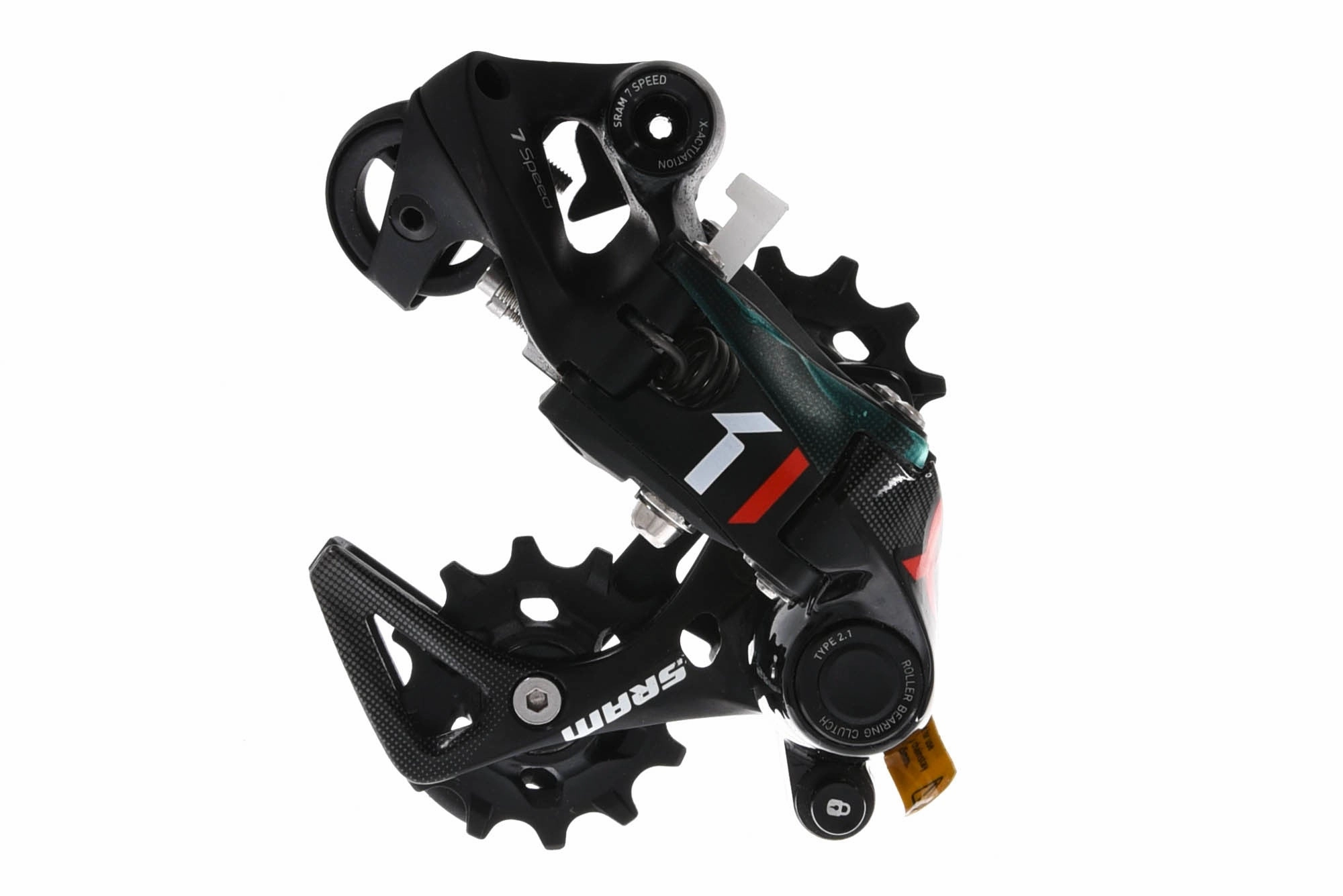 SRAM X01 DH Rear Derailleur 7 Speed Short Cage Red/Black