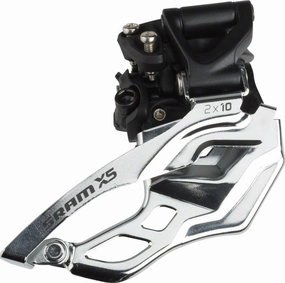 SRAM X5 Front Derailleur 2x10 Speed 31.8/34.9mm High Clamp Bottom Pull