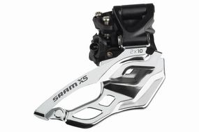 SRAM X5 Front Derailleur 2x10 Speed 31.8/34.9mm High Clamp Dual Pull