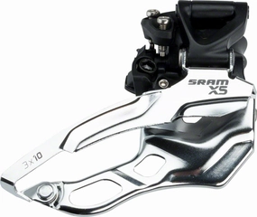 SRAM X5 Front Derailleur 3x10 Speed 31.8/34.9mm High Clamp Bottom Pull