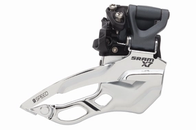 SRAM X7 Front Derailleur 3x9 Speed 31.8/34.9mm High Clamp Bottom Pull