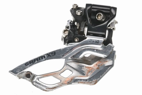 SRAM X9 Mountain Bike Front Derailleur 2x10 Speed 34.9mm Clamp High Pull