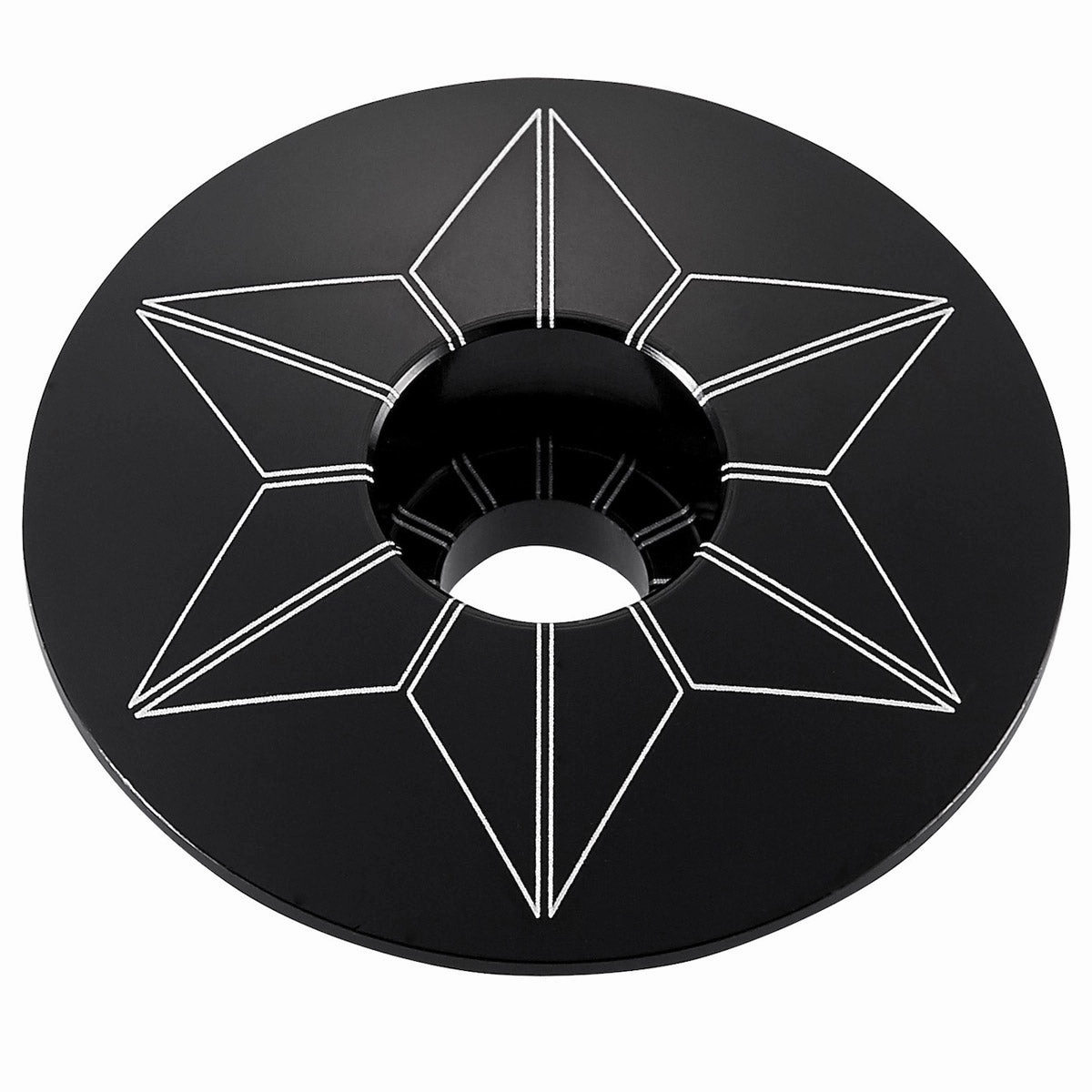 Supacaz Star Capz Anodized wagon whell - Black
