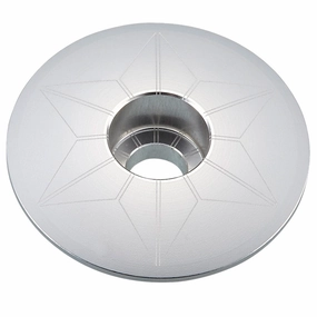 Supacaz Star Capz Anodized wagon whell - Chrome