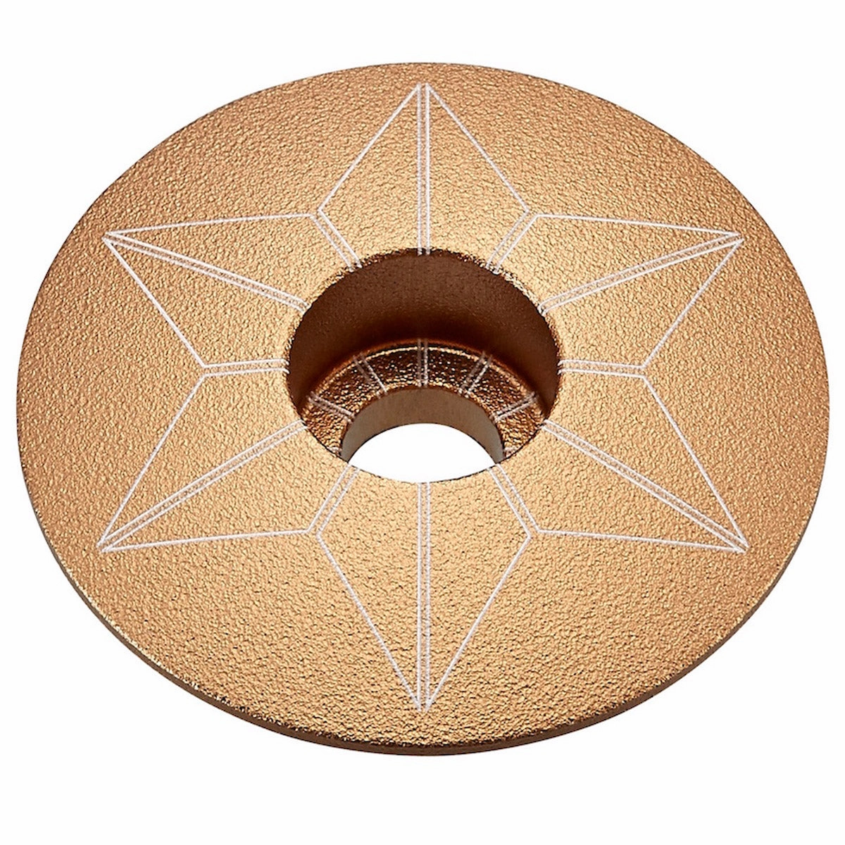 Supacaz Star Capz Anodized wagon whell - Gold