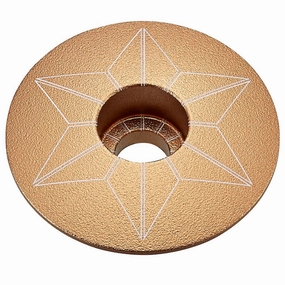Supacaz Star Capz Anodized wagon whell - Gold