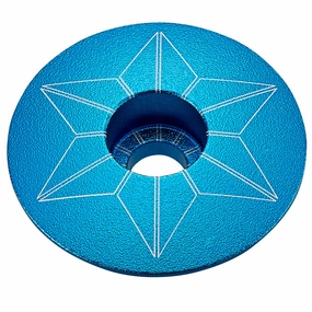 Supacaz Star Capz Anodized wagon whell - Light blue