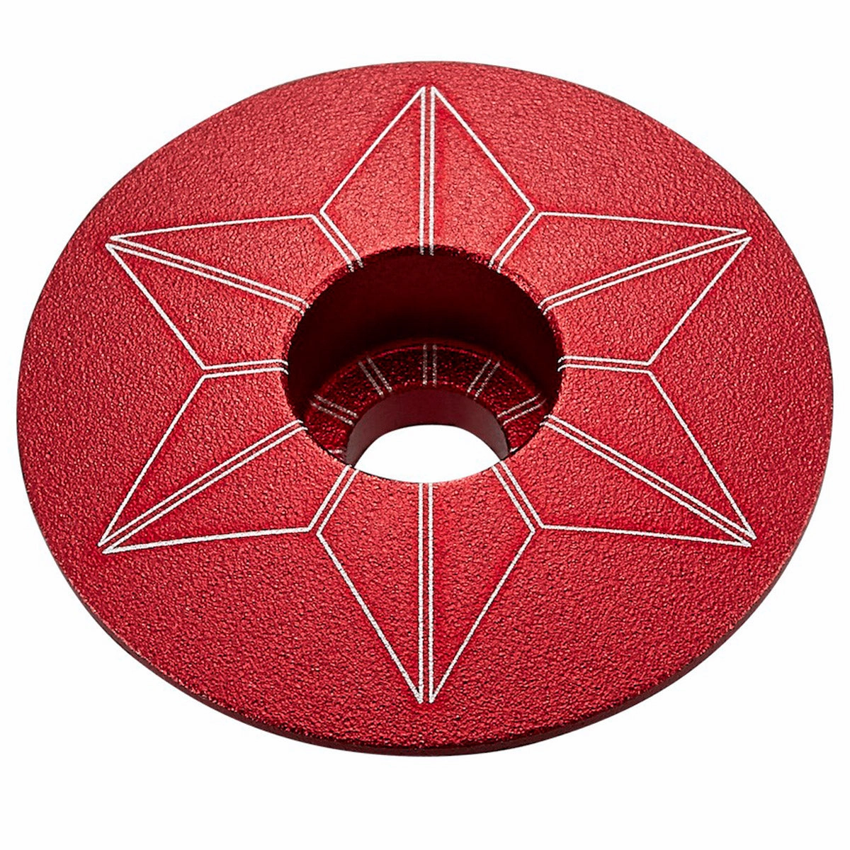Supacaz Star Capz Anodized wagon whell - Red