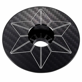 Supacaz Star Capz Laser carbon wagon whell - Black