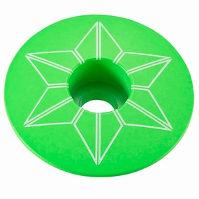 Supacaz Star Capz Powder Coated wagon whell - Green