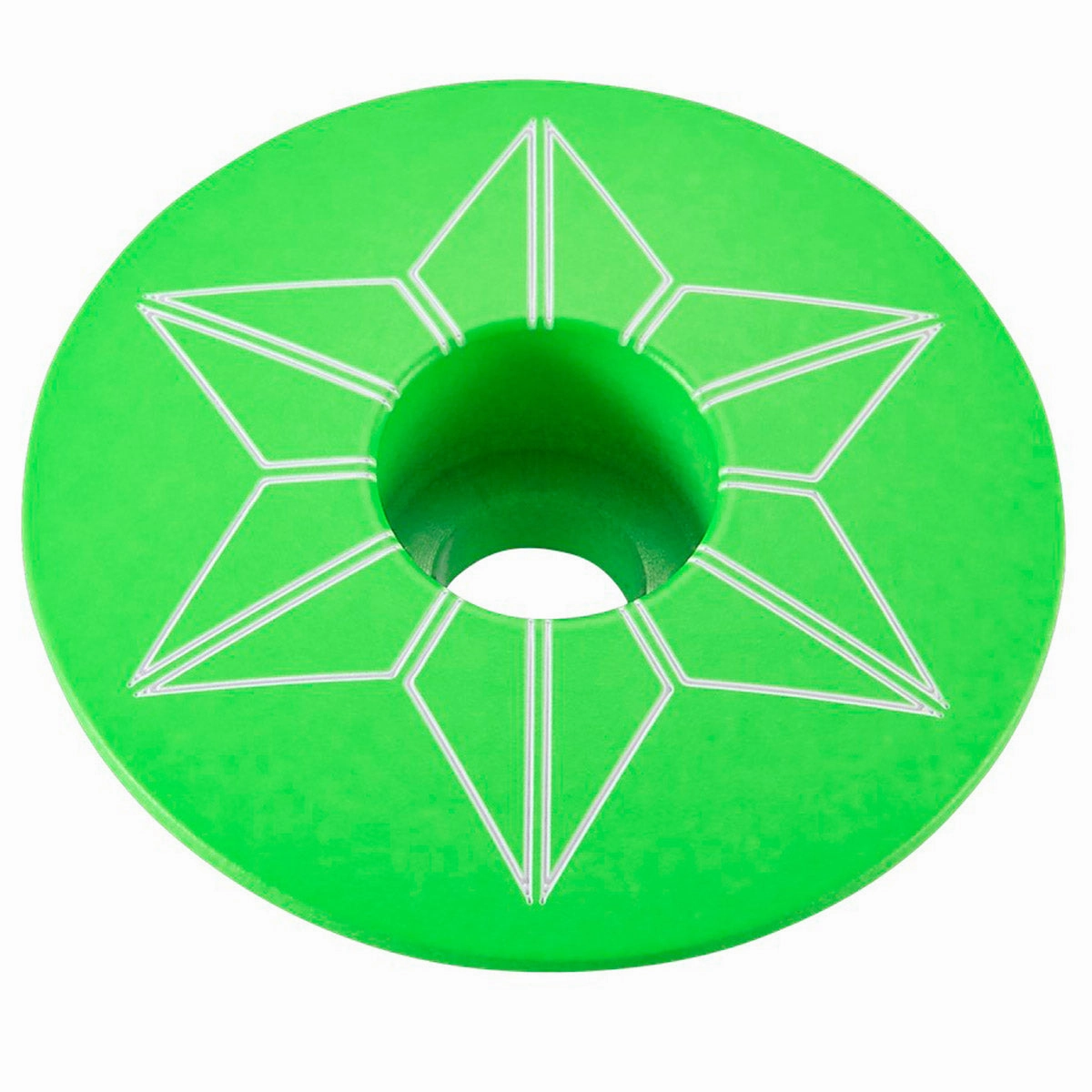 Supacaz Star Capz Powder Coated wagon whell - Green