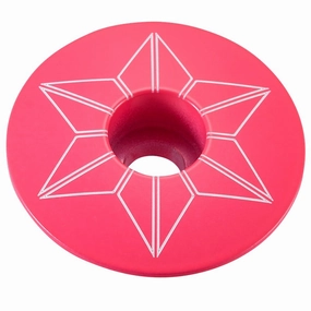 Supacaz Star Capz Powder Coated wagon whell - Pink