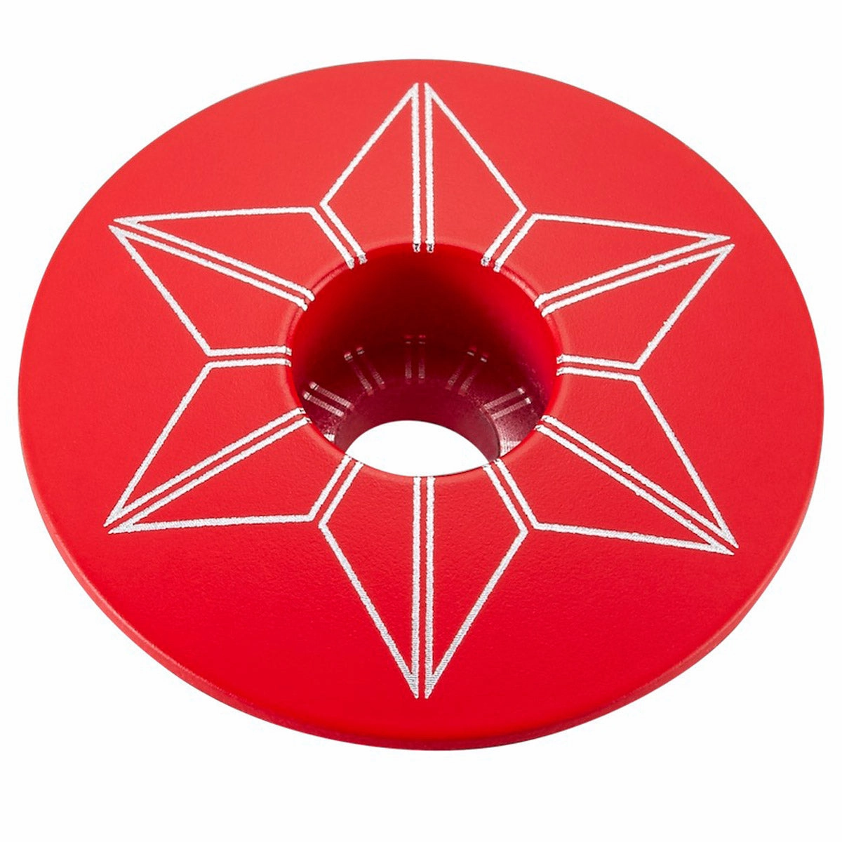 Supacaz Star Capz Powder Coated wagon whell - Red