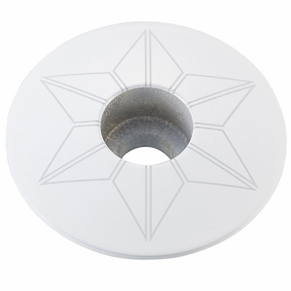 Supacaz Star Capz Powder Coated wagon whell - White