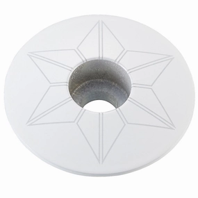 Supacaz Star Capz Powder Coated wagon whell - White
