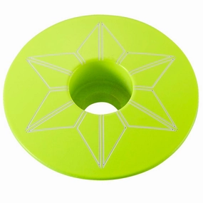 Supacaz Star Capz Powder Coated wagon whell - Yellow