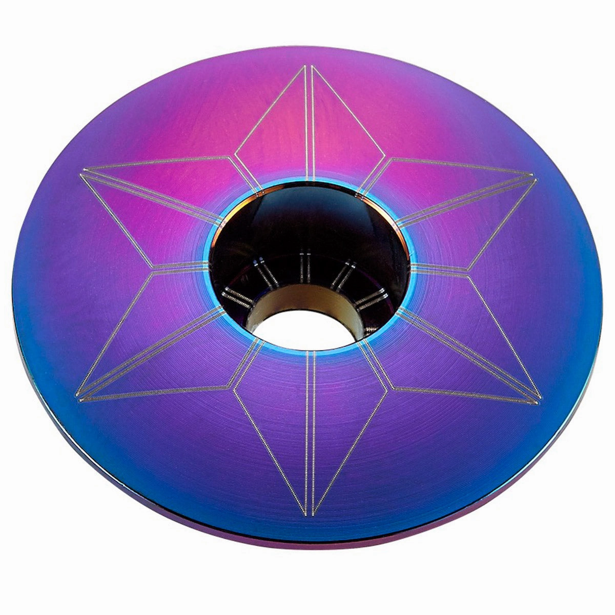 Supacaz Star Capz wagon whell - Oil Slick