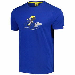 T-Shirt Tour de France Cyclist Graphic 2024 - Blue