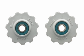 Tacx 11 Teeth Ceramic Jockey Wheel Pulley Set White