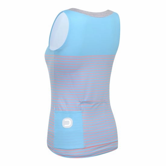 Top Woman DotOut Stripe - Light Blue