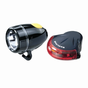 Topeak Highlite Combo II - WhiteLite II and RedLite II (Black)