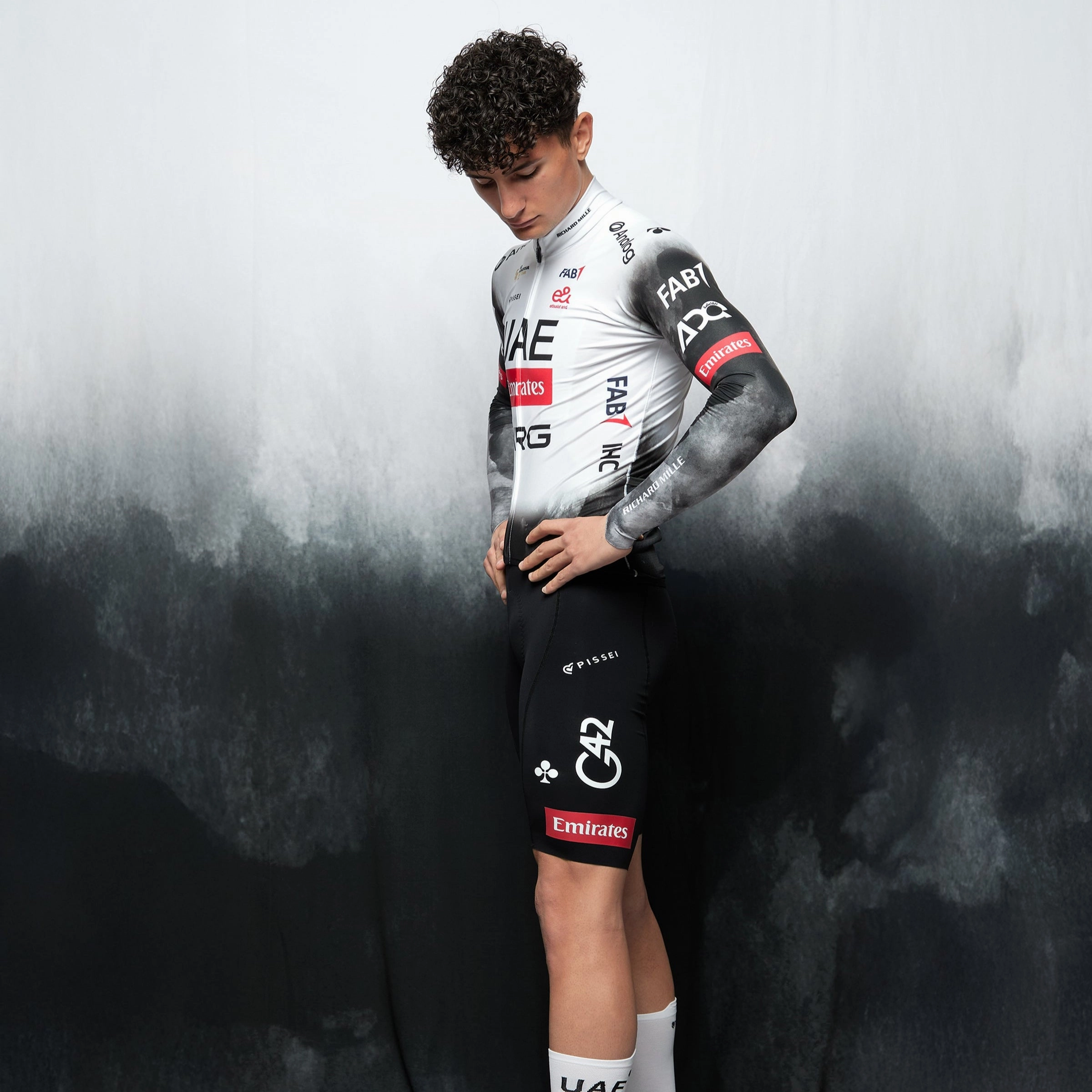 UAE Team Emirates 2025 Primapelle Pissei long sleeve jersey