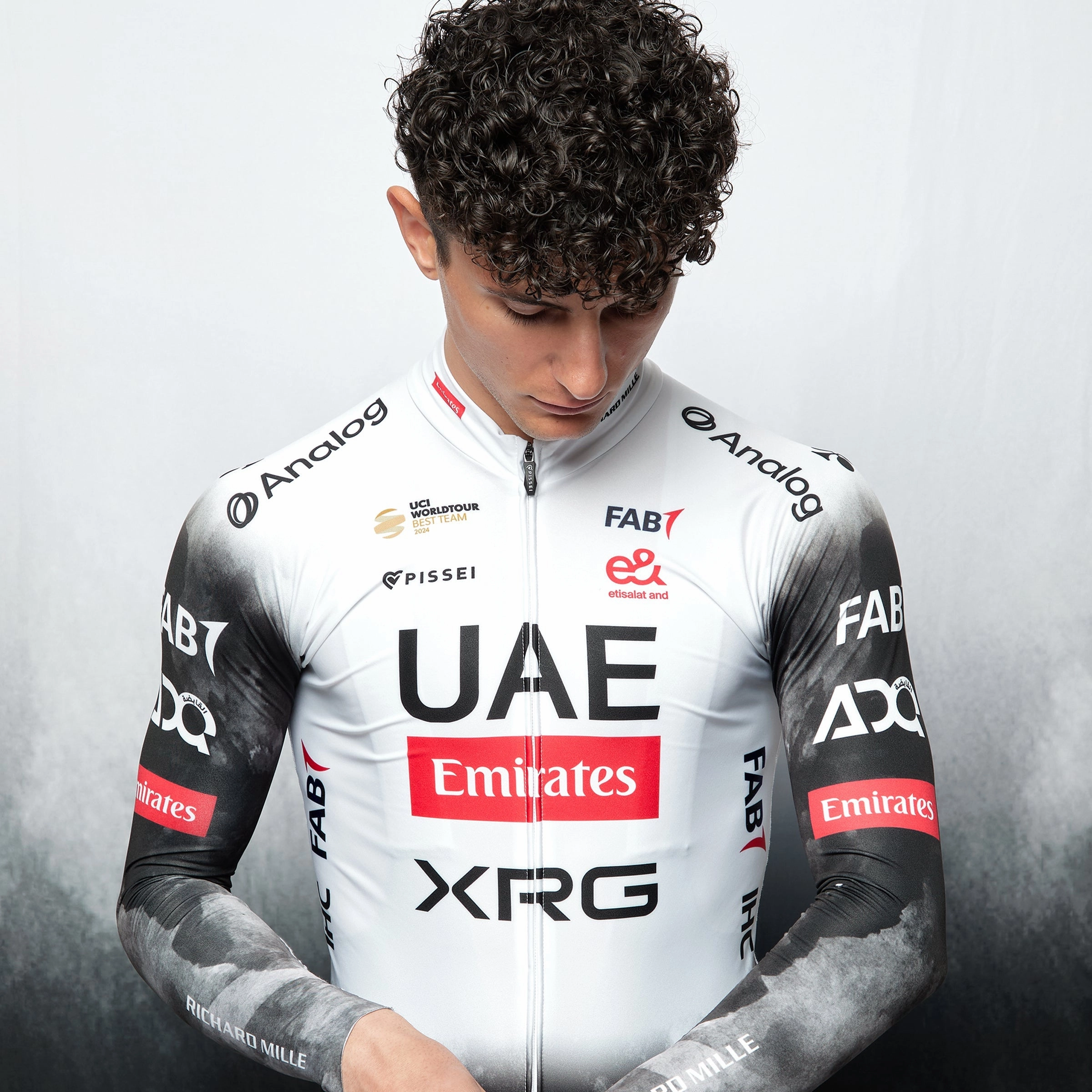 UAE Team Emirates 2025 Primapelle Pissei long sleeve jersey