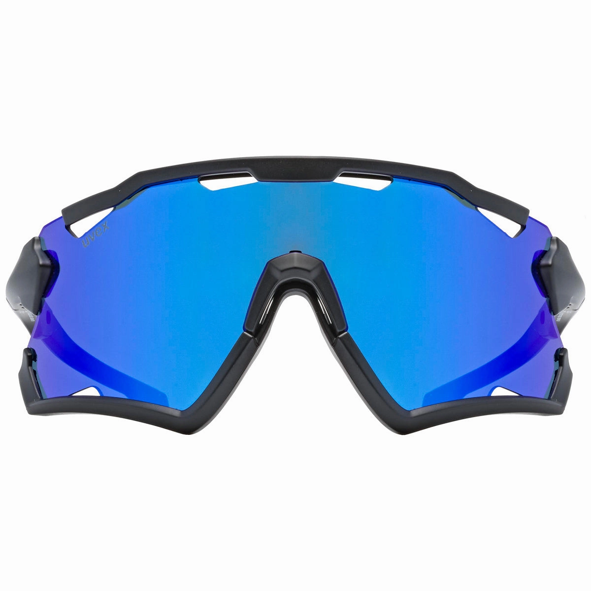 Uvex Sportstyle 228 glasses - Black PC mirror blue
