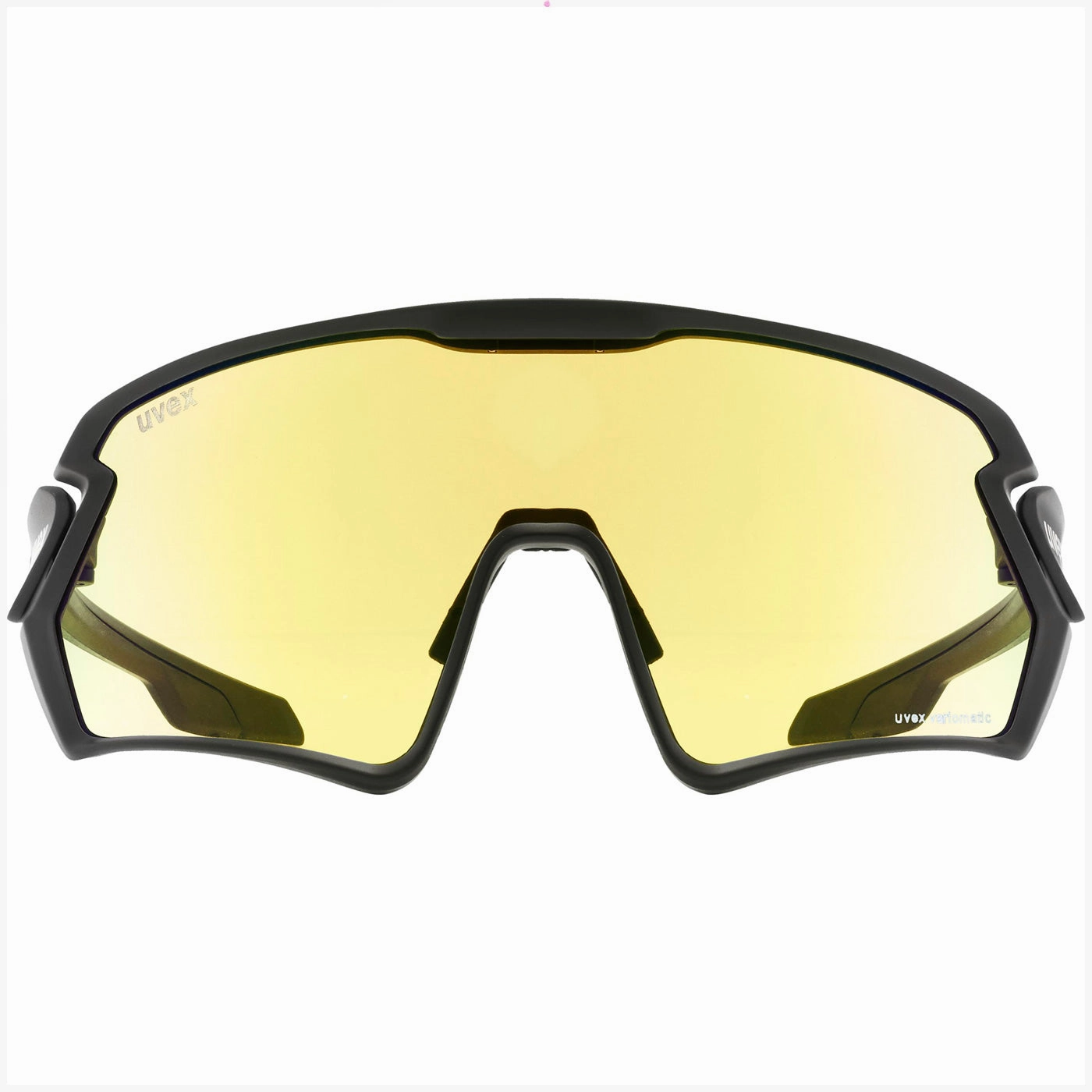 Uvex Sportstyle 231 V glasses - Black mat Variomatic red