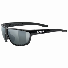 Uvex Sportstyle 706 sunglasses - Black mirror silver