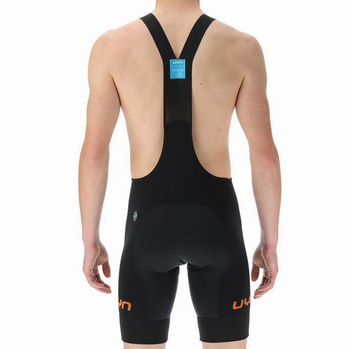 UYN Ridemiles bib shorts - Black orange